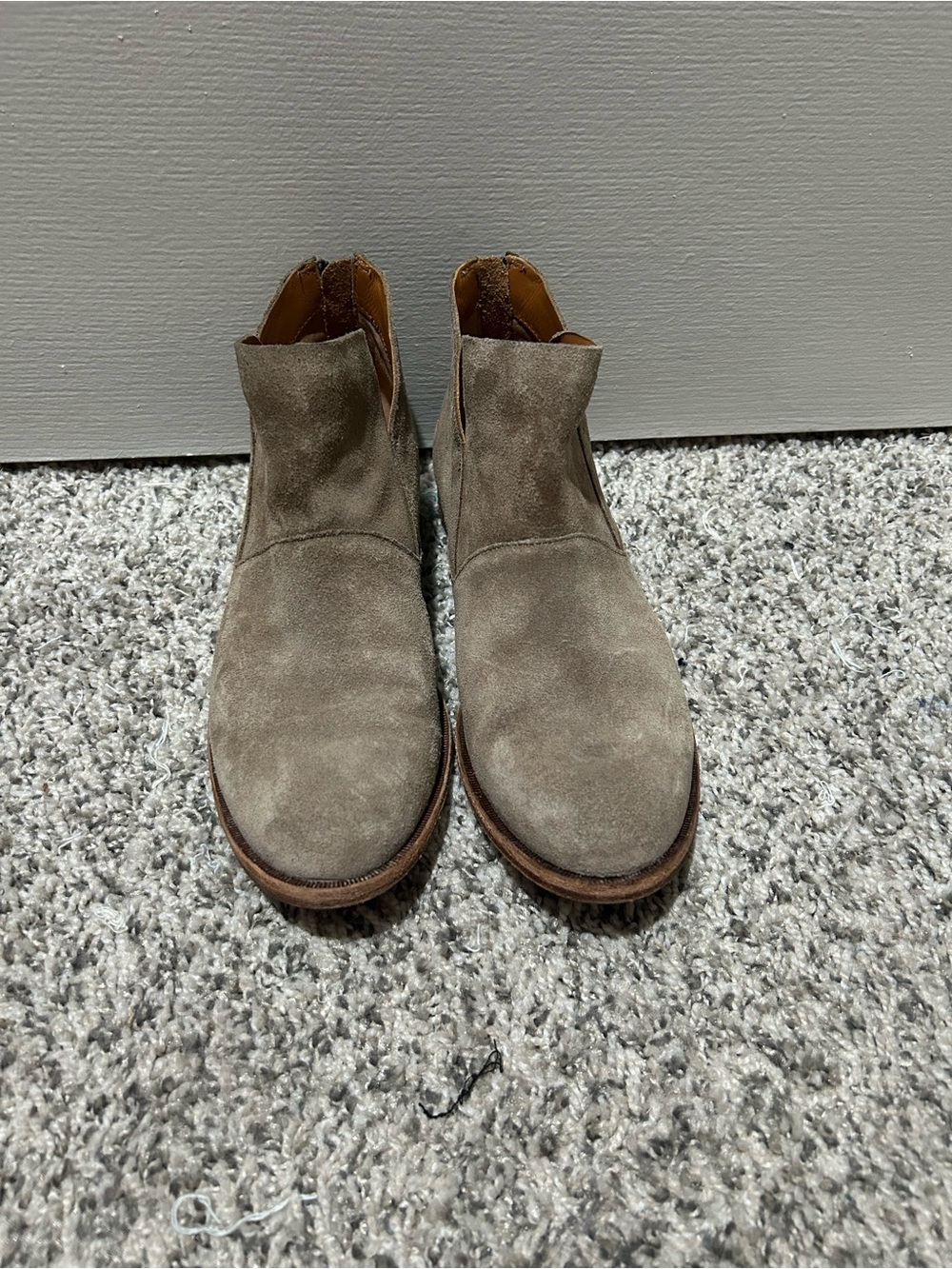 Kork-Ease Women's Ryder Suede Ankle Booties in Tan Size 7.5